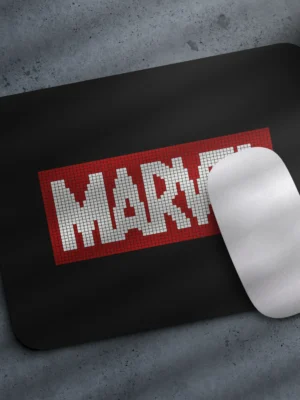 Marvel Pixel Red Black Small Mousepad