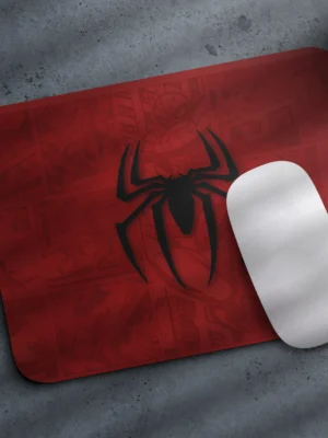 Spider Comic Red Small Mousepad