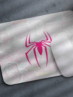 Pink Spider Small Mousepad