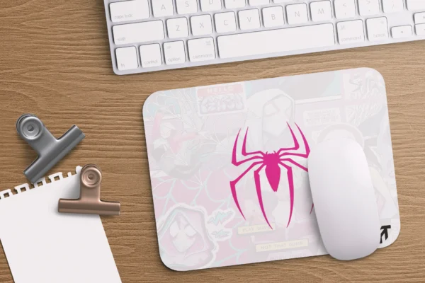 Pink Spider Small Mousepad