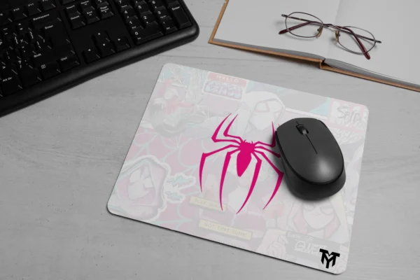 Pink Spider Small Mousepad