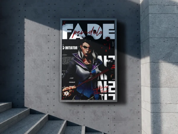 Fade Valorant Poster