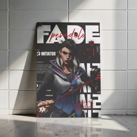 Fade Valorant Poster