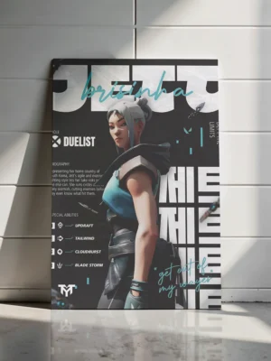 Jett Valorant Poster