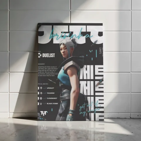 Jett Valorant Poster