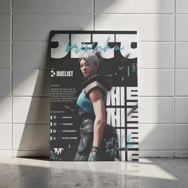 Jett Valorant Poster